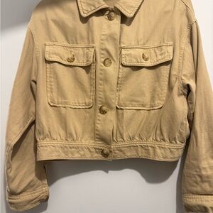 Zara Tan Utility Jacket for Women